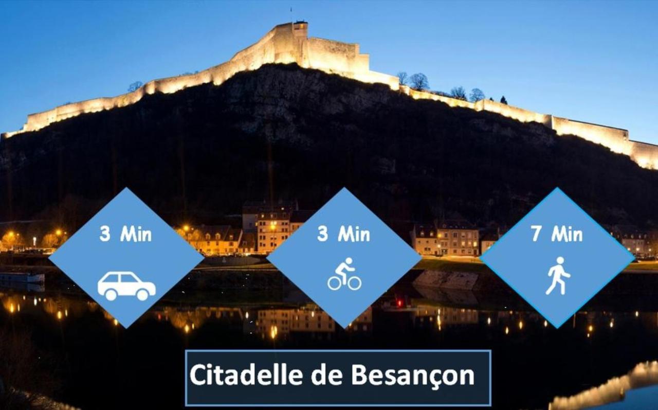 Centre Ville Historique - Calme - Les Mots Bleus Besançon Kültér fotó